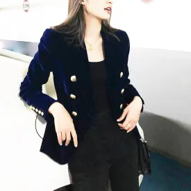 Velvet Cozy Long Sleeve Blazer