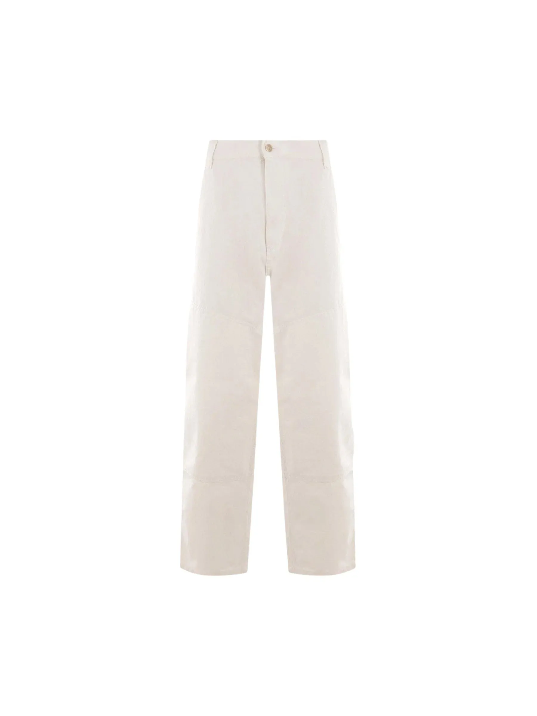 Wide Panel Canvas Trousers