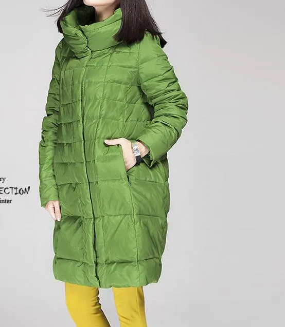 Winter Duck Down Jacket, Down Jacket Women Hooded Down Coat Plus Size