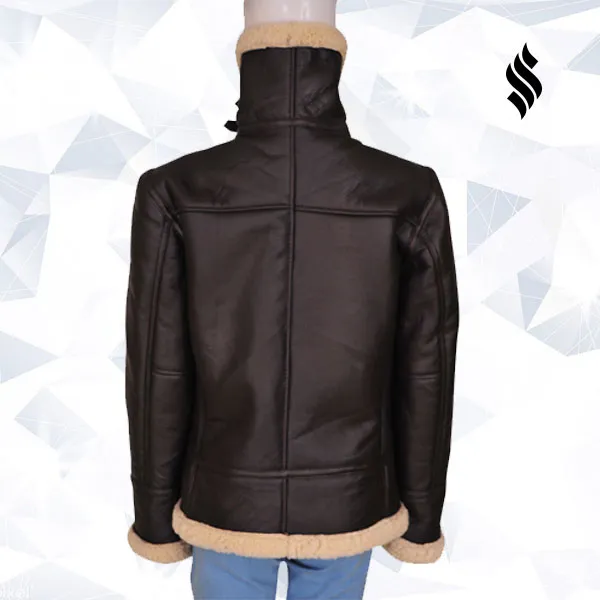 Women B3 Bomber Shearling Aviator Jacket