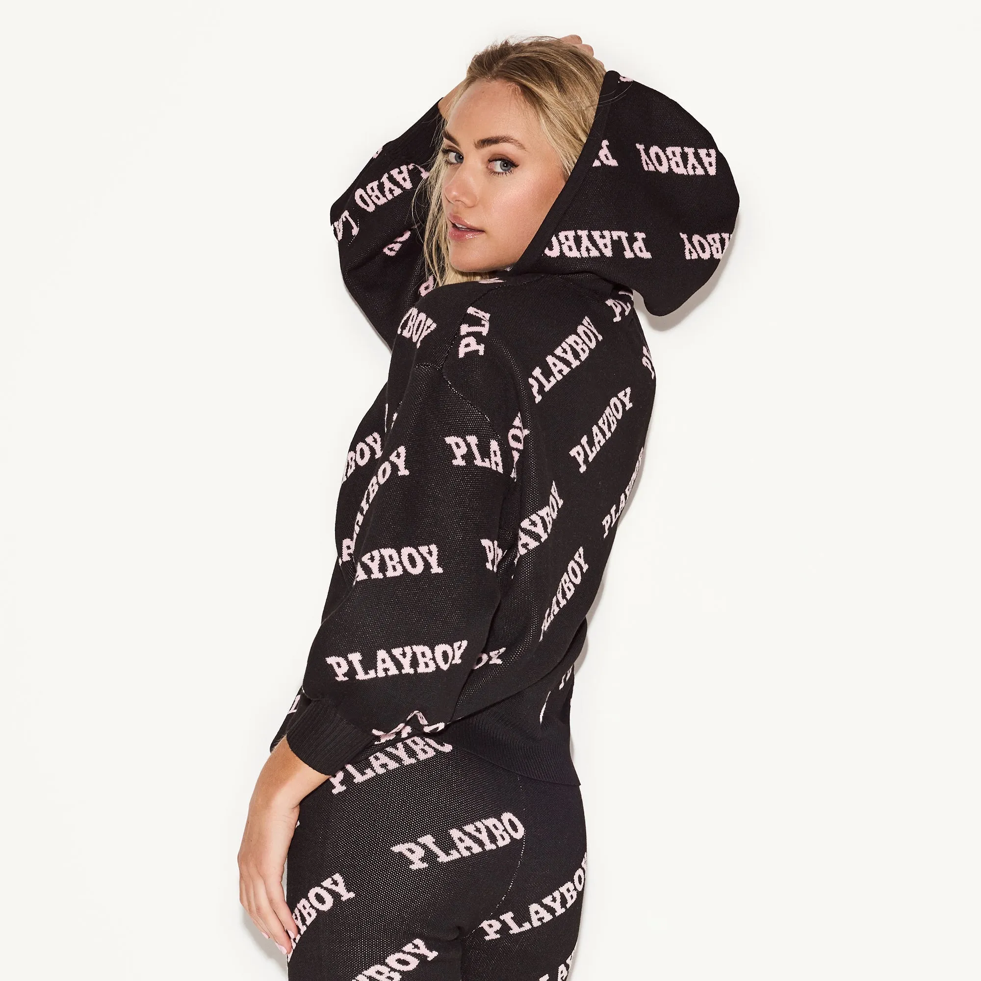 Women's Playboy Masthead Intarsia Knit Leggings