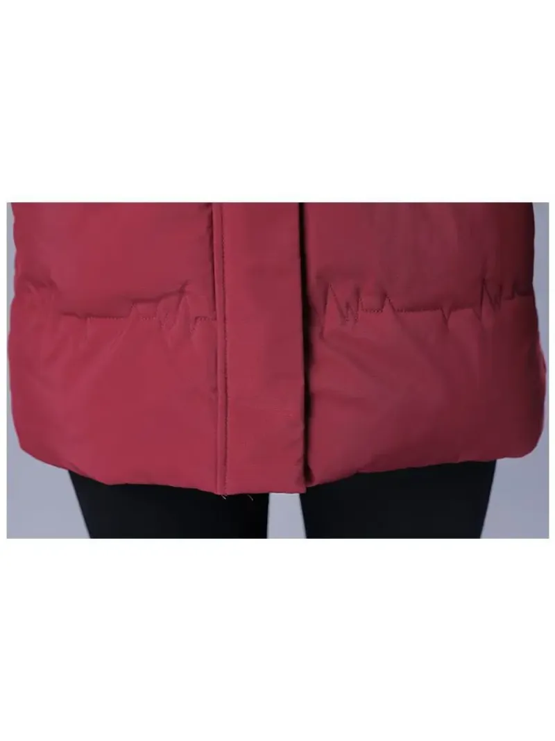 Women's Trendy Ribbed Zip-Up Quilted Coat | Ideal for Autumn/Winter